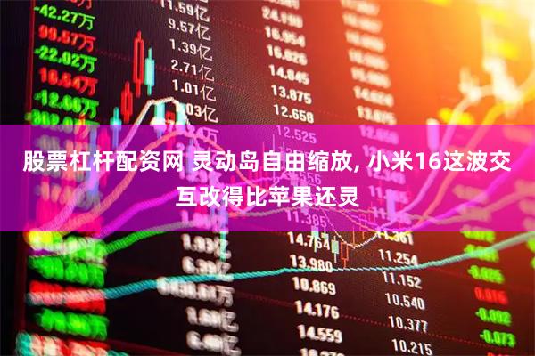 股票杠杆配资网 灵动岛自由缩放, 小米16这波交互改得比苹果还灵